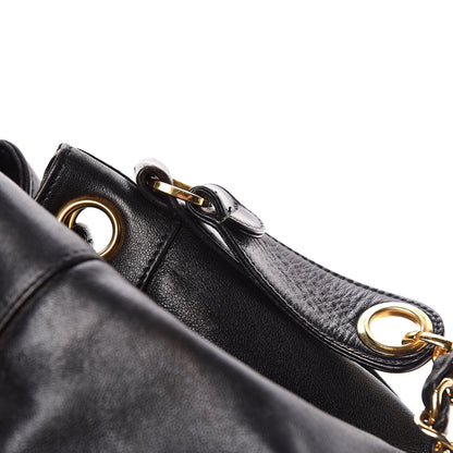 Chanel Lambskin CC Drawstring Shoulder Bag Black 18 of 21