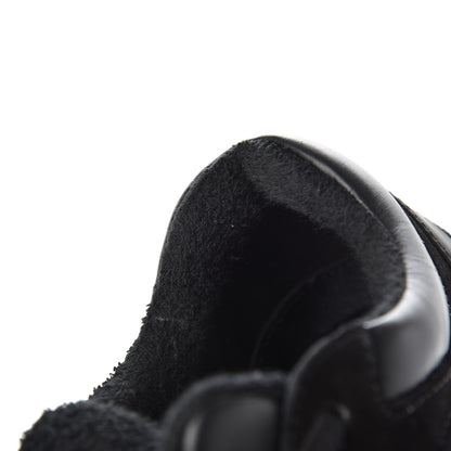 Chanel Fabric Calfskin Suede CC Sneakers 37.5 Black 11 of 16