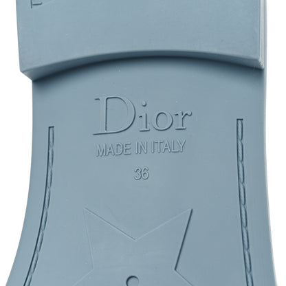 Christian Dior Rubber Macrocannage Dio(r)evolution Slide Sandals 36 Bracing Blue 9 of 11