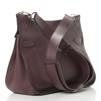 Hermes Taurillon Clemence Jypsiere 34 Prune 3 of 13