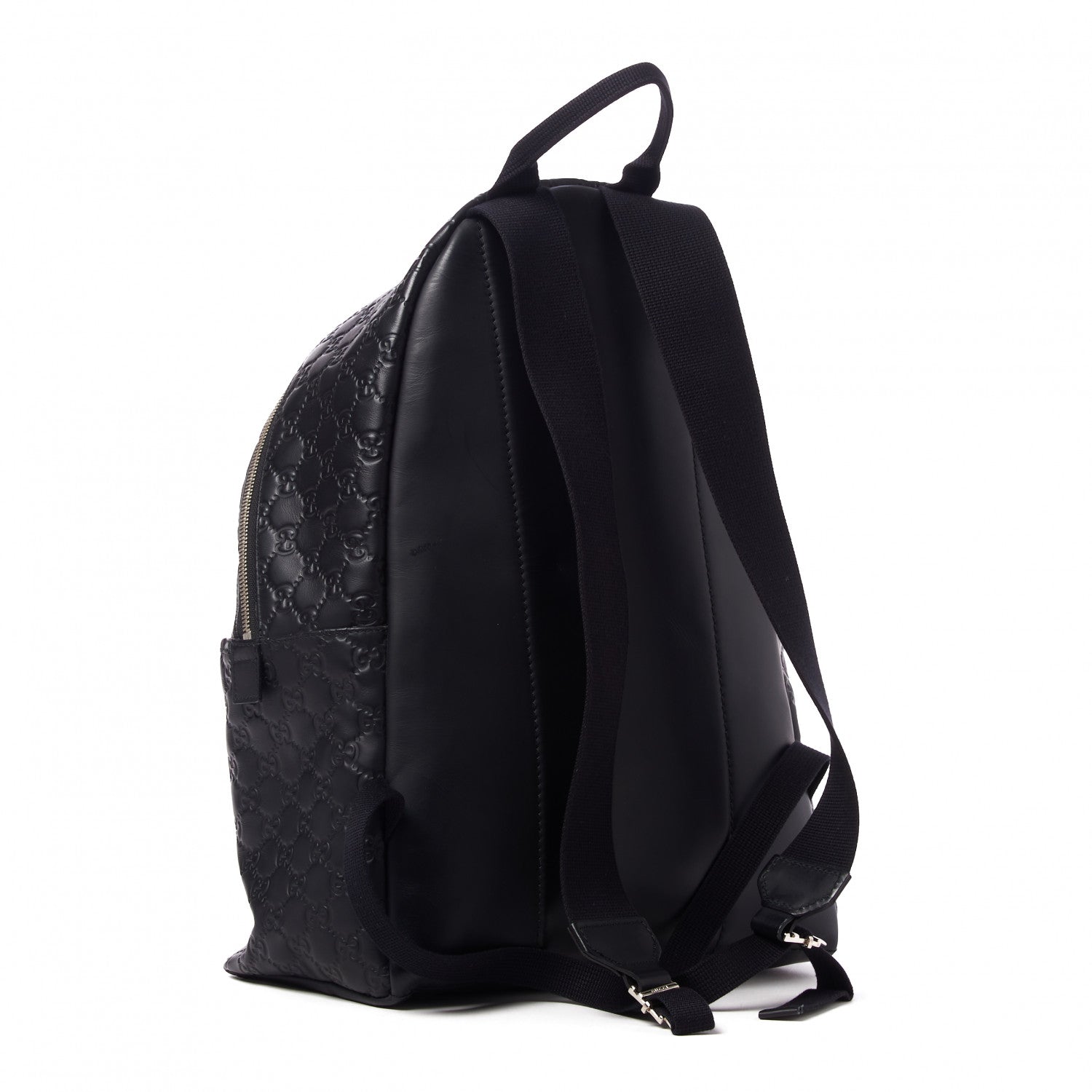 Gucci Guccissima Classic Backpack Black 3 of 9