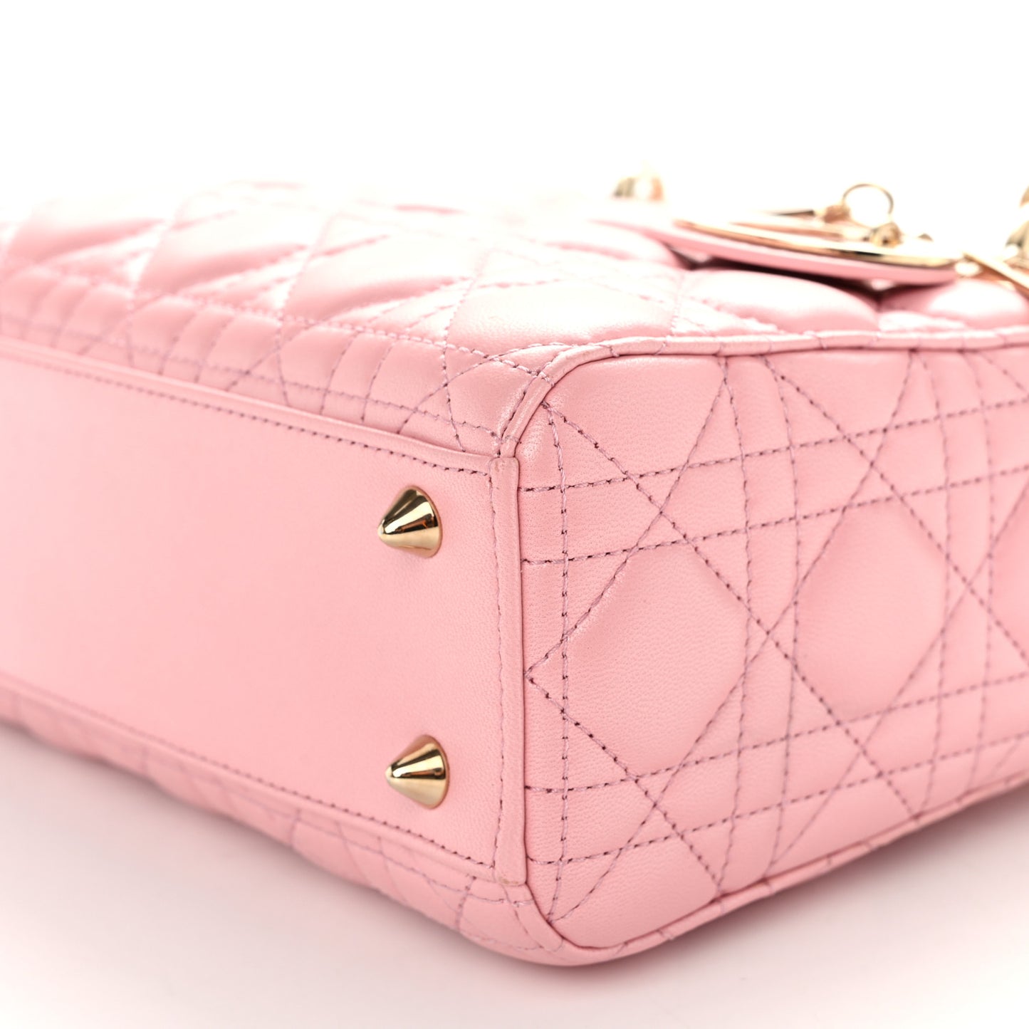 Lambskin Cannage Small My Lady Dior Pink