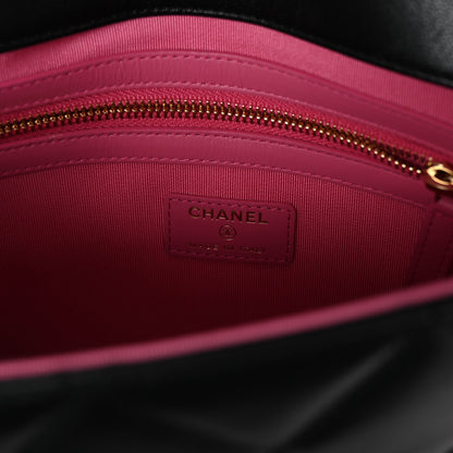 Chanel Goatskin Quilted Timeless CC Clutch Black 6 of 7