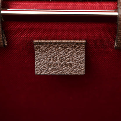 Gucci GG Supreme Monogram Globe-Trotter Beauty Case Brown 6 of 12
