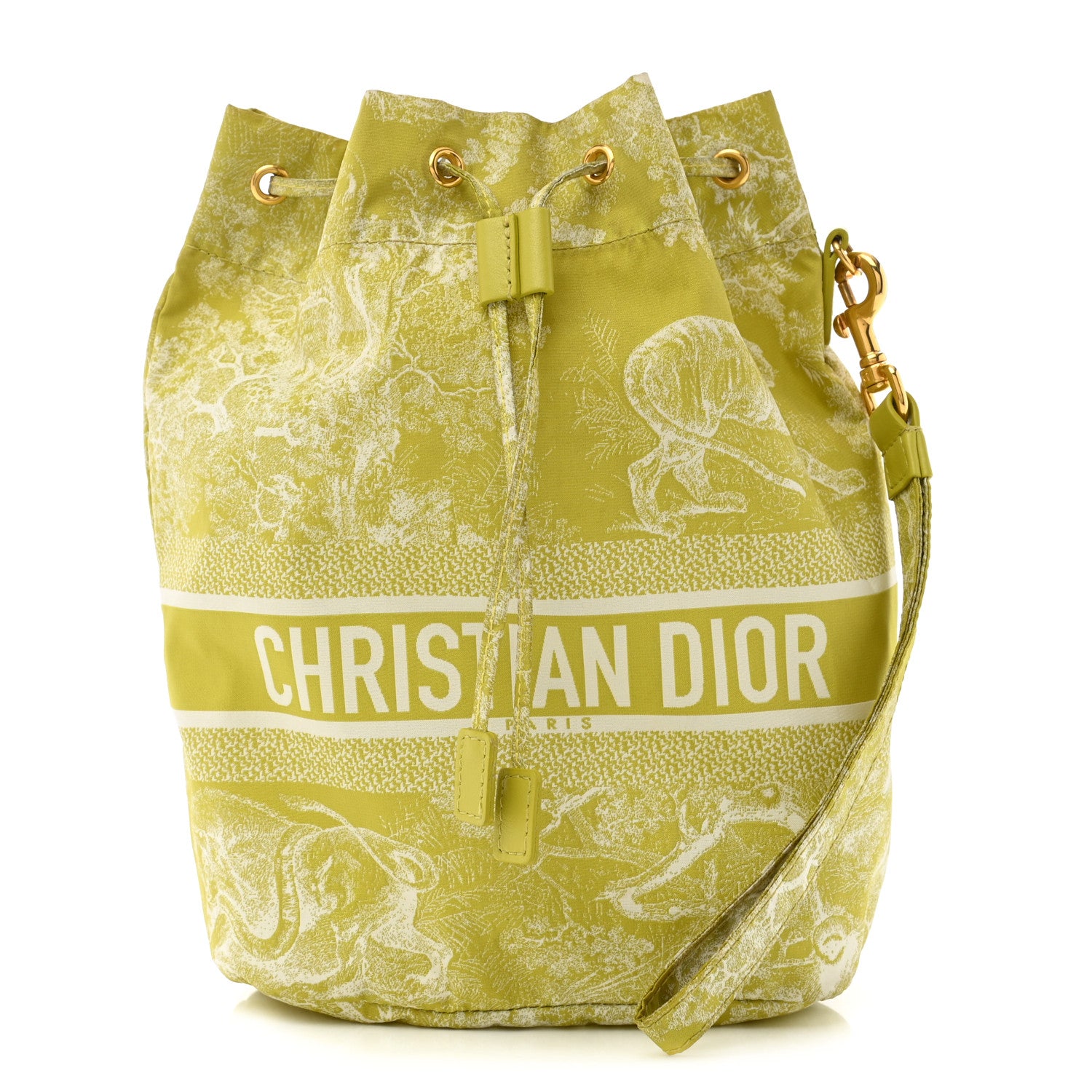 Christian Dior Technical Fabric Embroidered Toile De Jouy Sauvage DiorTravel Pouch 1 of 11