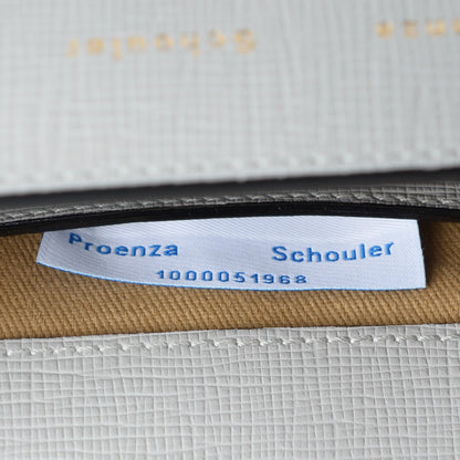 Proenza Schouler Saffiano PS11 Tiny Shoulder Bag Icy Pearl 11 of 11