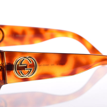 Gucci Acetate Square Frame Sunglasses GG0053S Havana 7 of 8