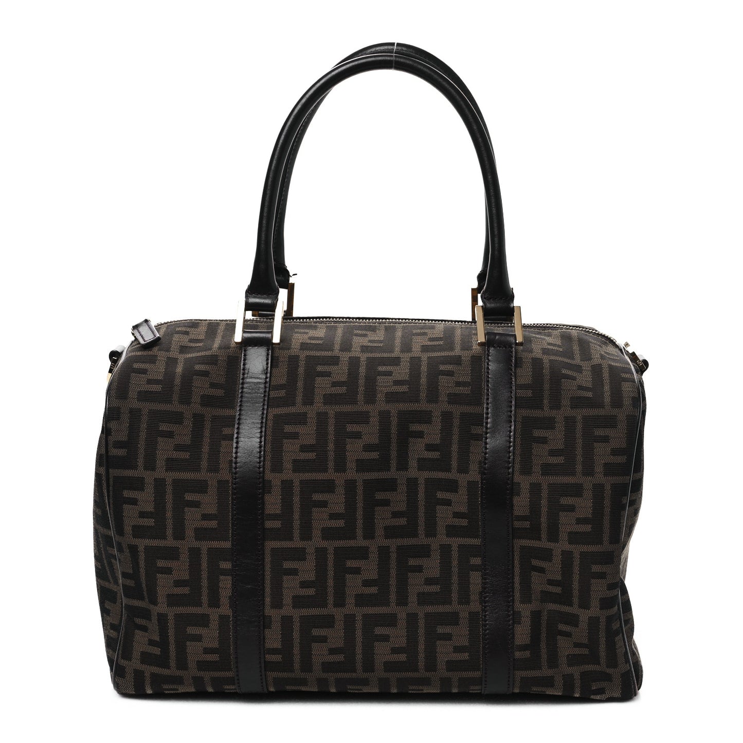 Zucca Medium Convertible Boston Satchel Tobacco Brown