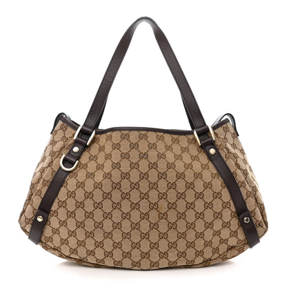 Gucci Monogram Medium Abbey Shoulder Bag Dark Brown 1 of 13