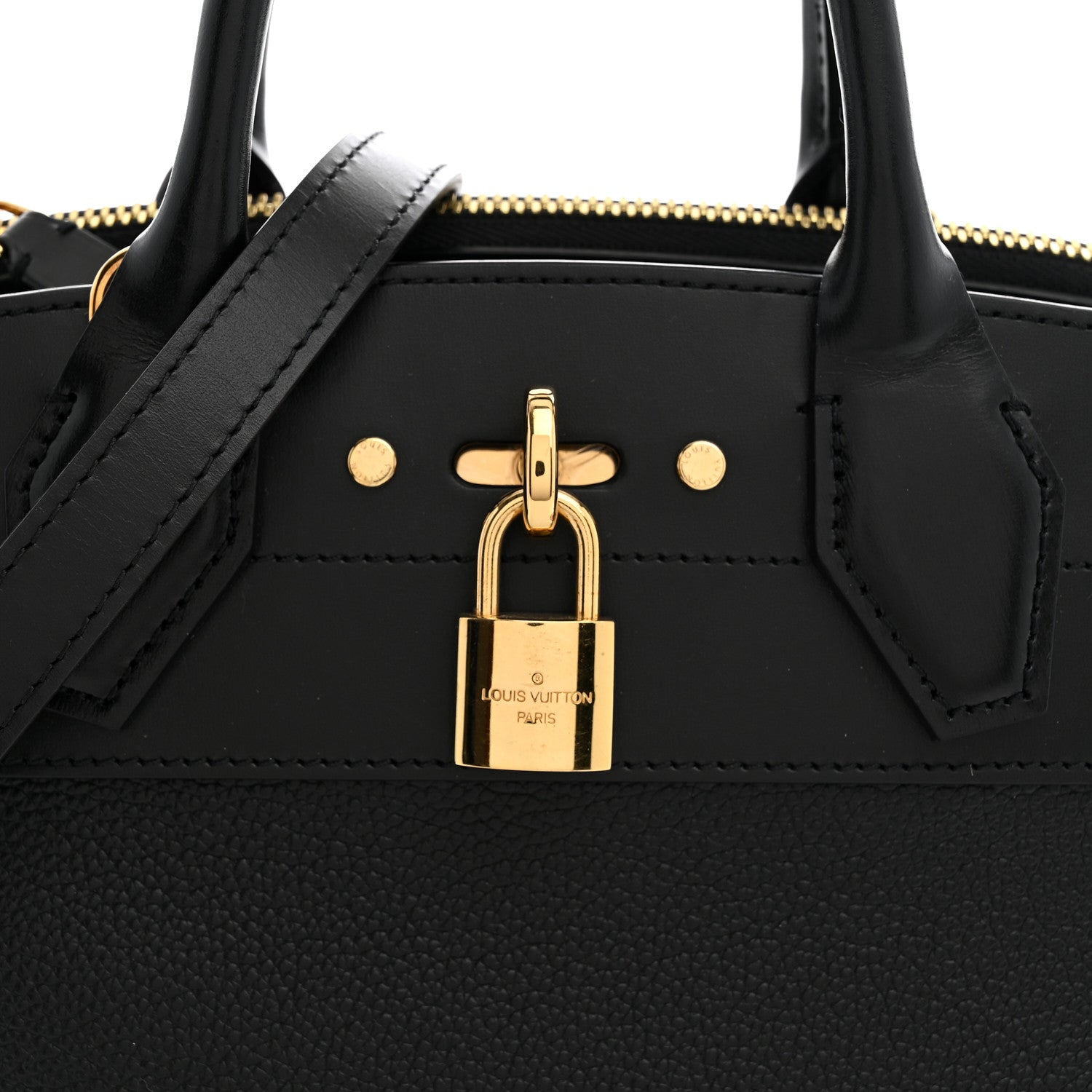 Louis Vuitton Calfskin City Steamer Mini Black 6 of 10
