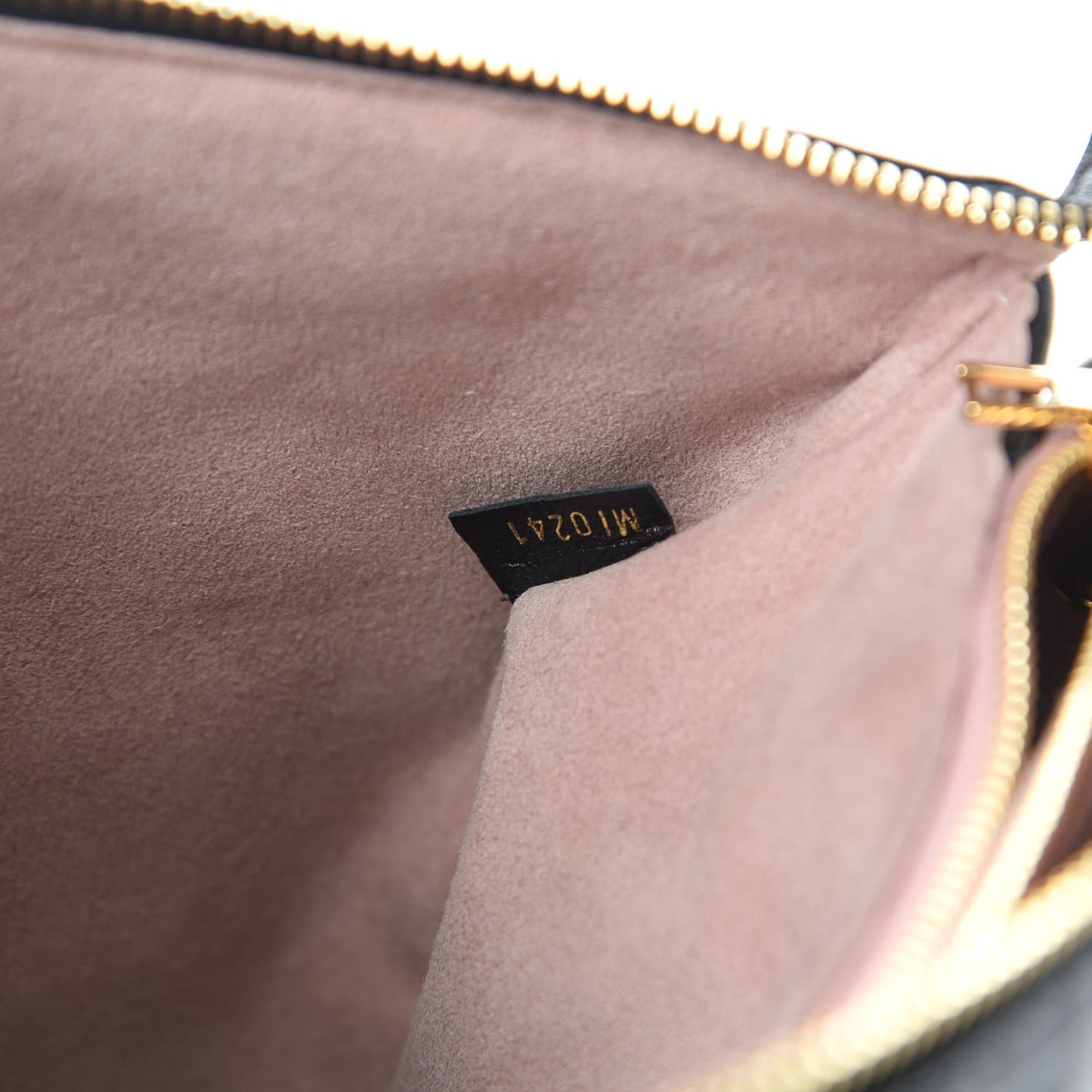 Lambskin Embossed Monogram Coussin PM Black