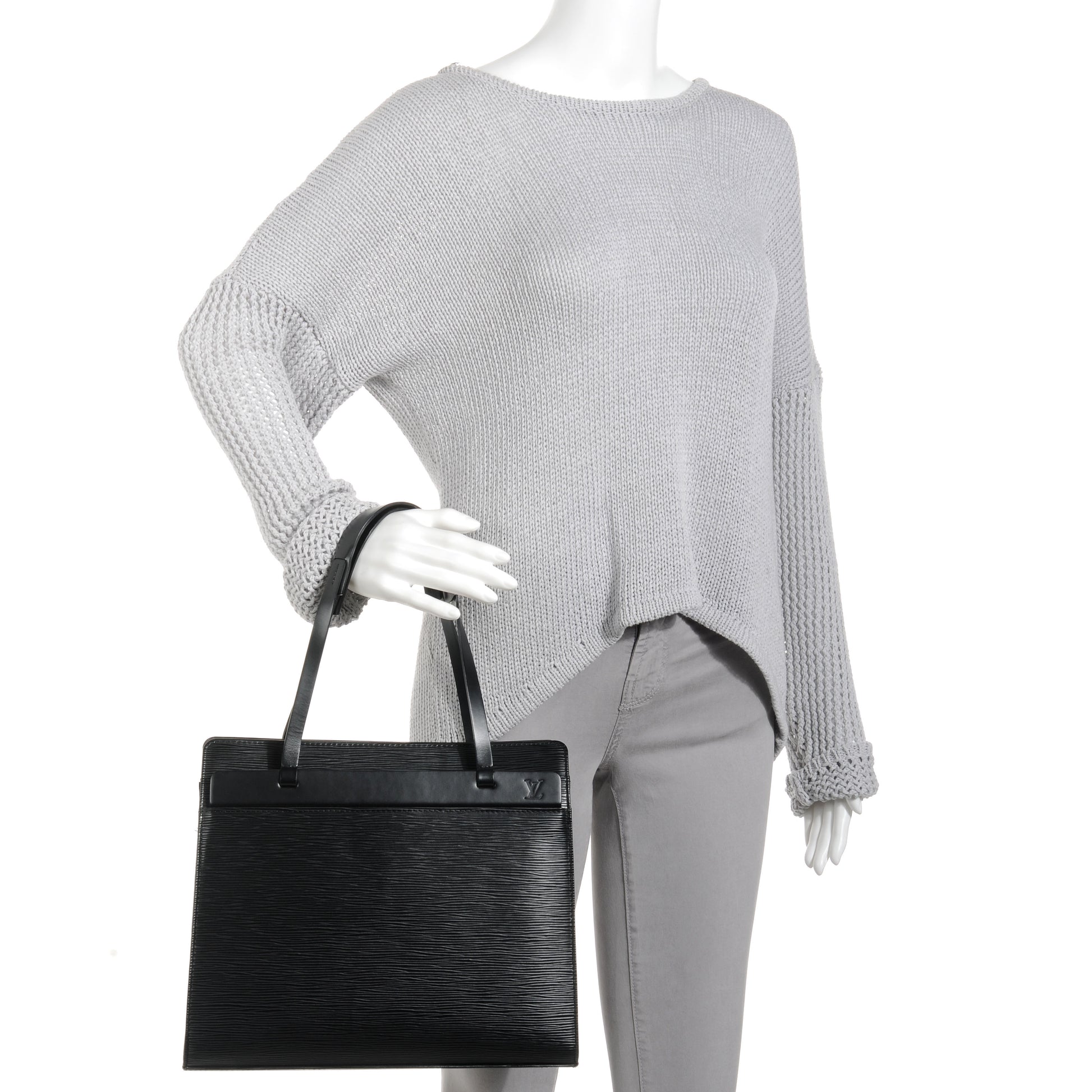 Louis Vuitton Epi Croisette PM Black 2 of 8