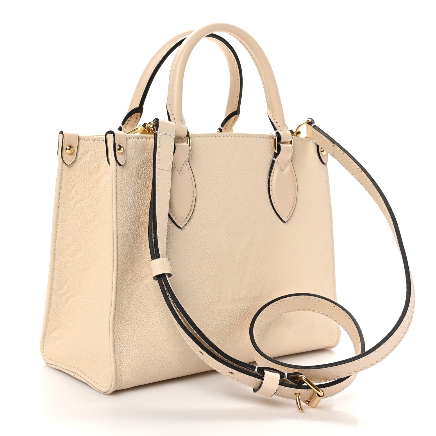 Louis Vuitton Empreinte Monogram Giant Onthego PM Cream Beige 3 of 10