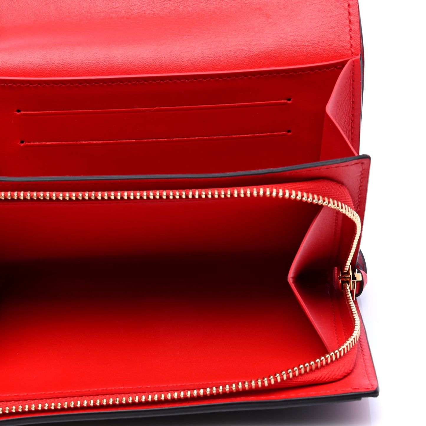 Monogram Flore Compact Wallet Coquelicot