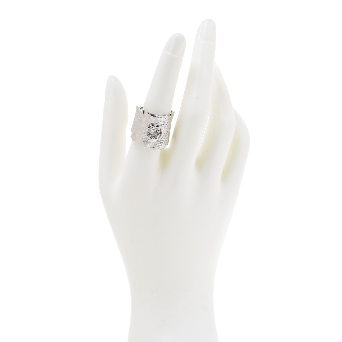 Metal GG Ring M Silver