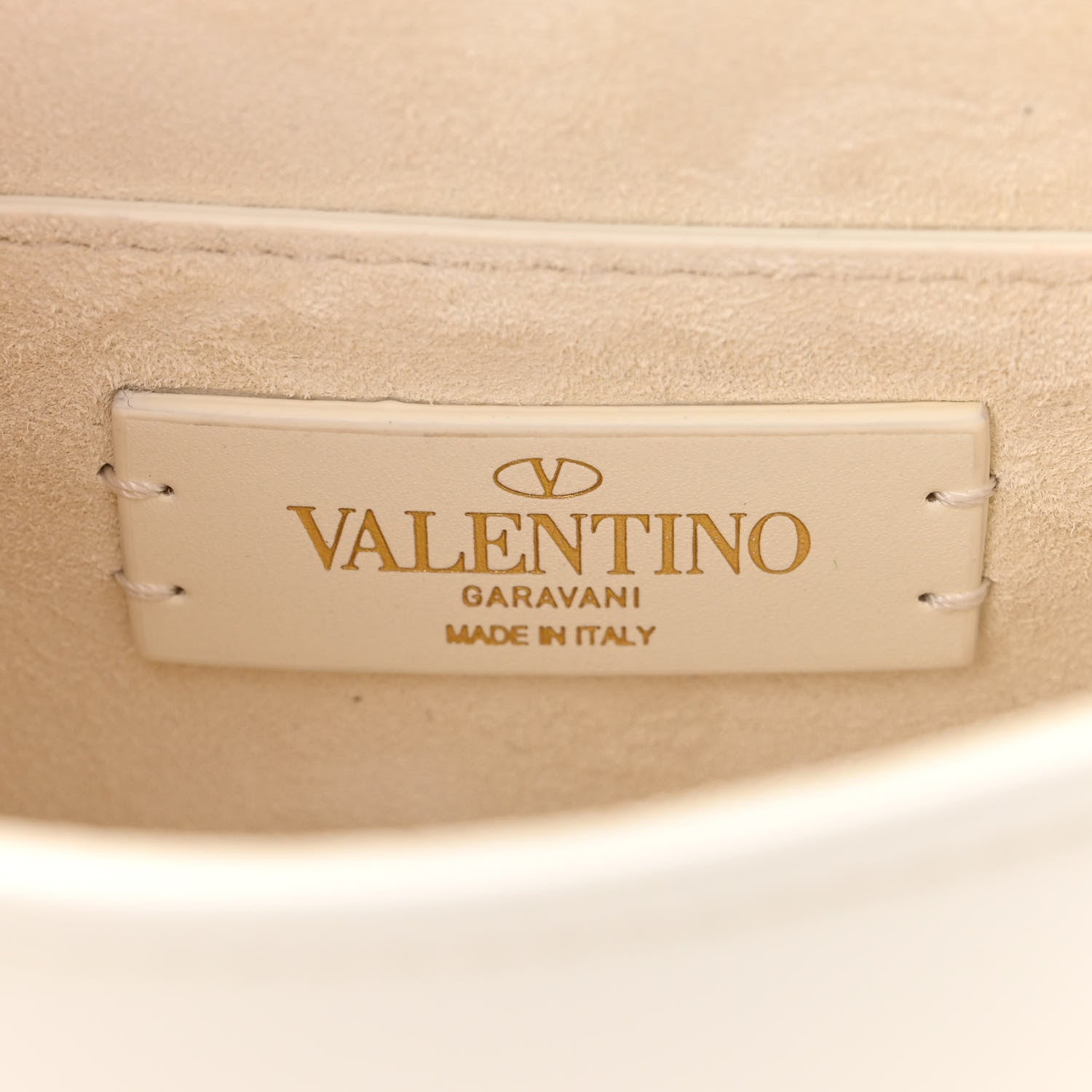 Valentino Garavani Smooth Calfskin Small VLogo Shoulder Bag White 6 of 12
