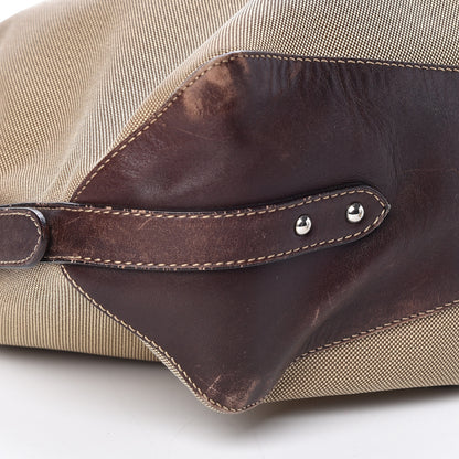 Prada Jacquard Logo Hobo Corda Moro 8 of 9