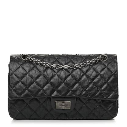 Chanel Aged Calfskin Quilted 2.55 Reissue 225 Flap Black 1 of 13