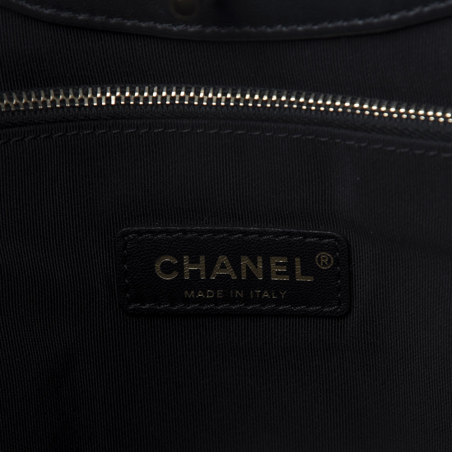 Chanel Lambskin Quilted Large 31 Shopping Bag Black 9 of 10