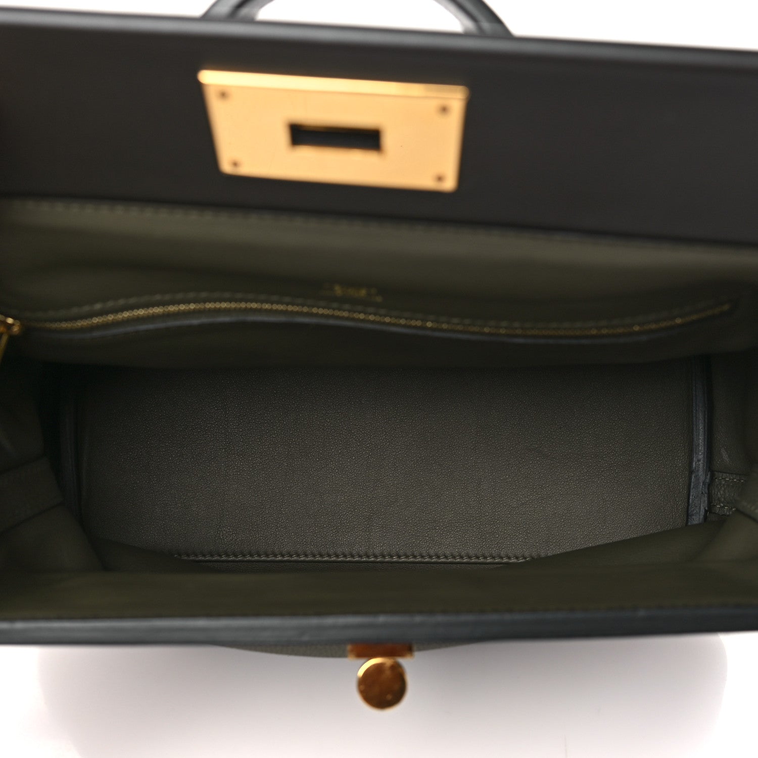 Hermes Taurillon Maurice Swift 24/24 29 Vert Olive Vert Bronze 5 of 10