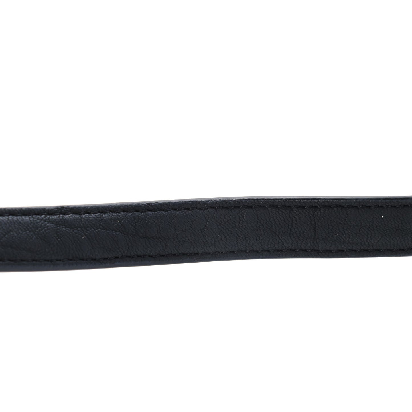Pebbled Lambskin Rockie Black Iridescent Hardware