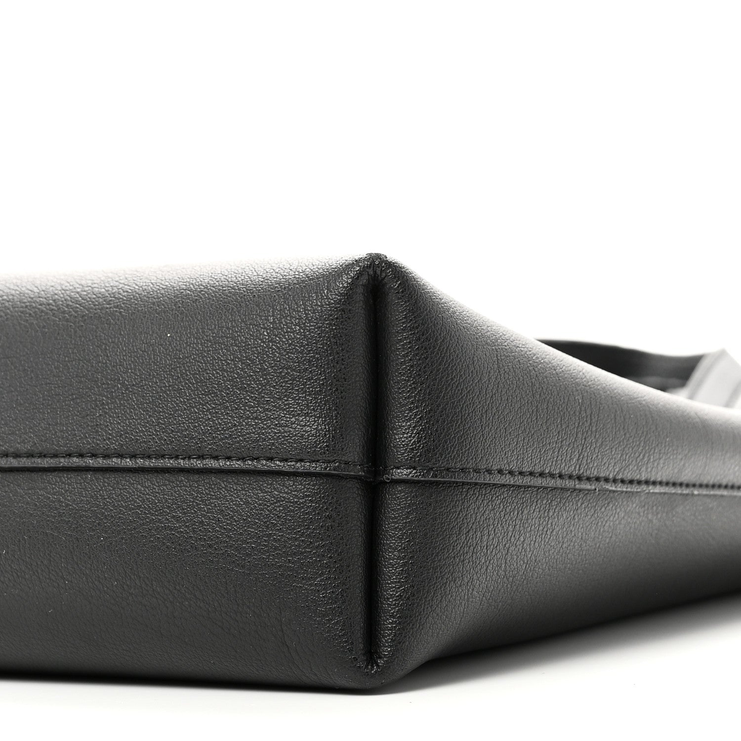 Saint Laurent Calfskin Toy Shopping Tote Black 9 of 9