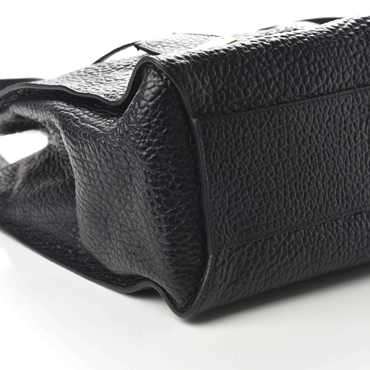 Burberry Signature Grain Medium Woodbury Tote Black 6 of 9