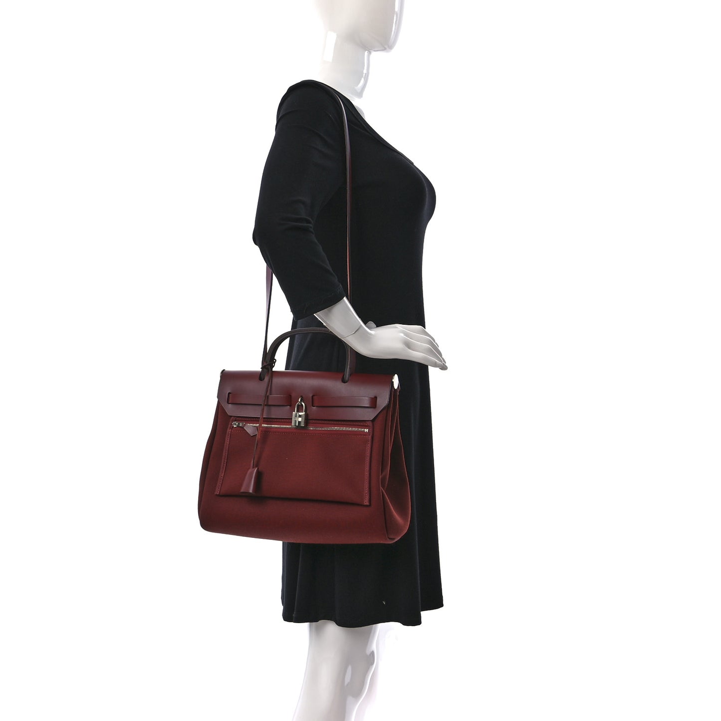 Vache Hunter Toile Herbag Zip 31 PM Rouge H