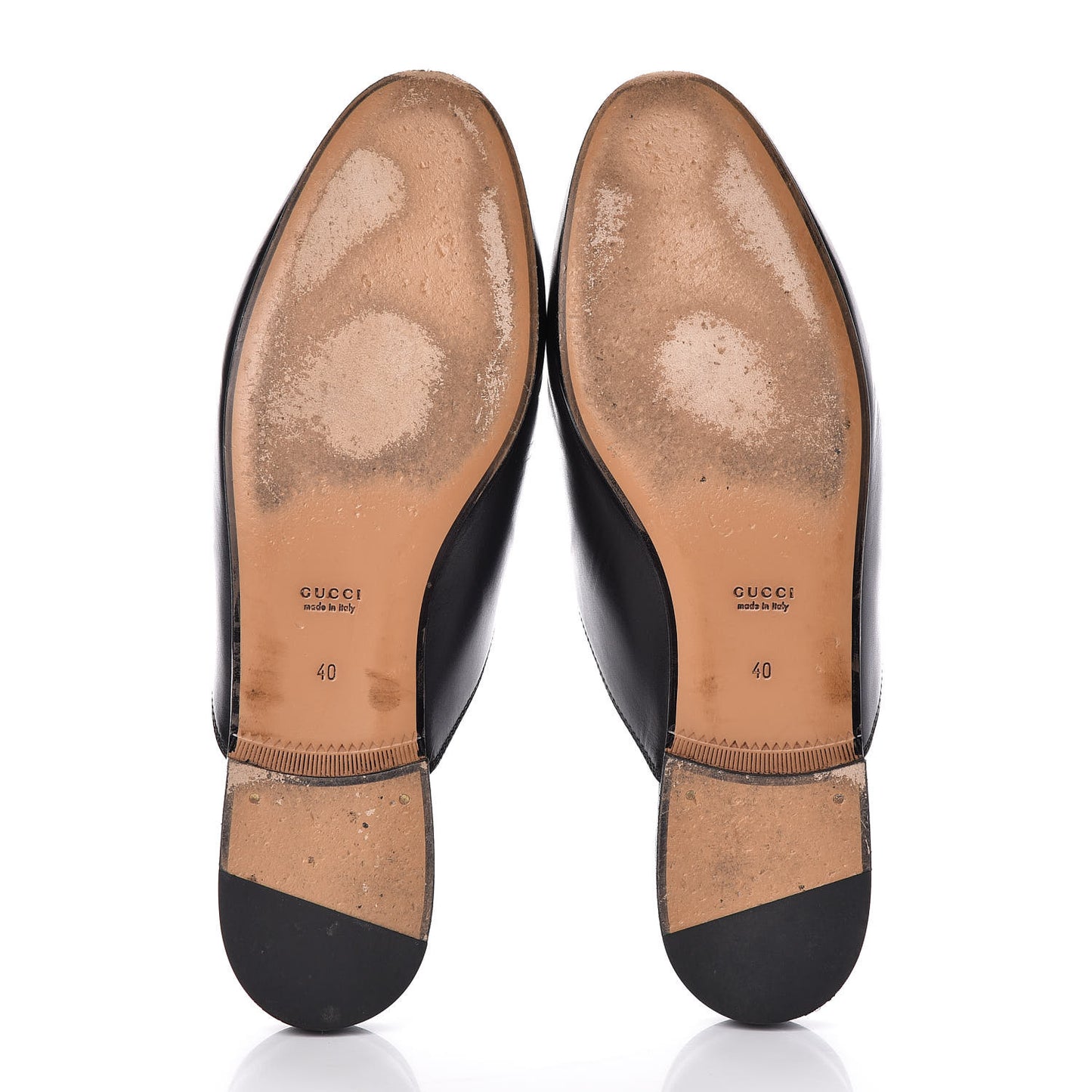 Calfskin Womens Princetown Slippers 40 Black