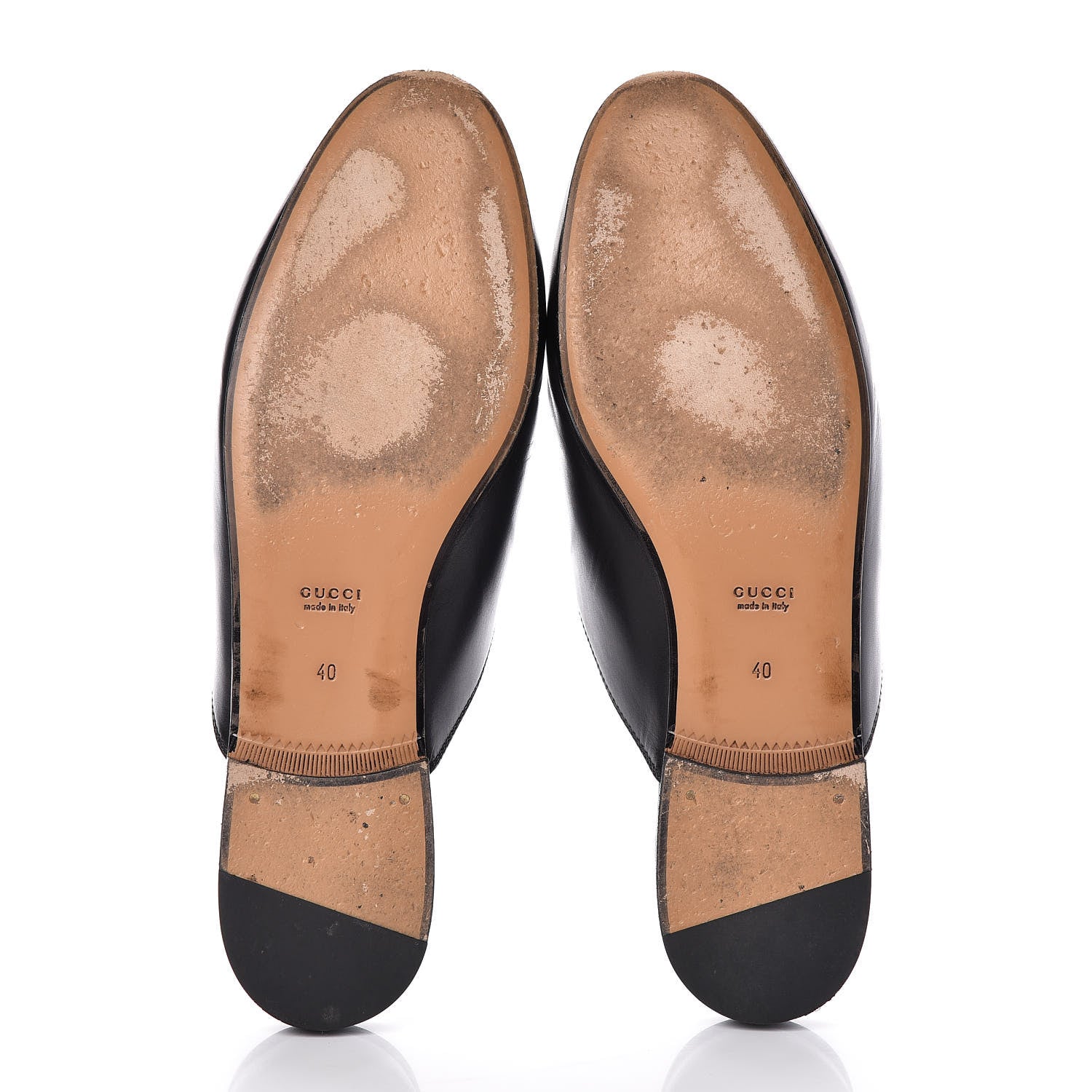 Gucci Calfskin Womens Princetown Slippers 40 Black 7 of 16