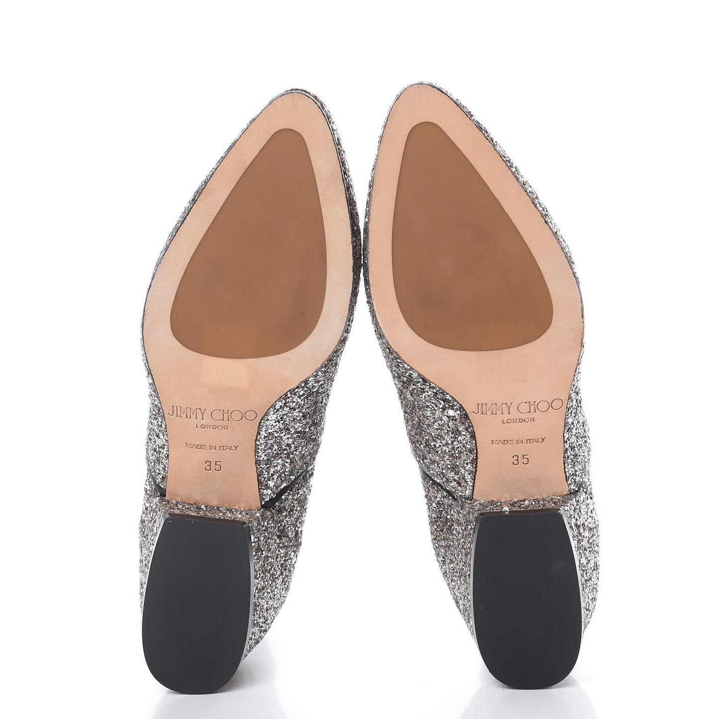 Glitter Monty Ankle Boots 35 Silver