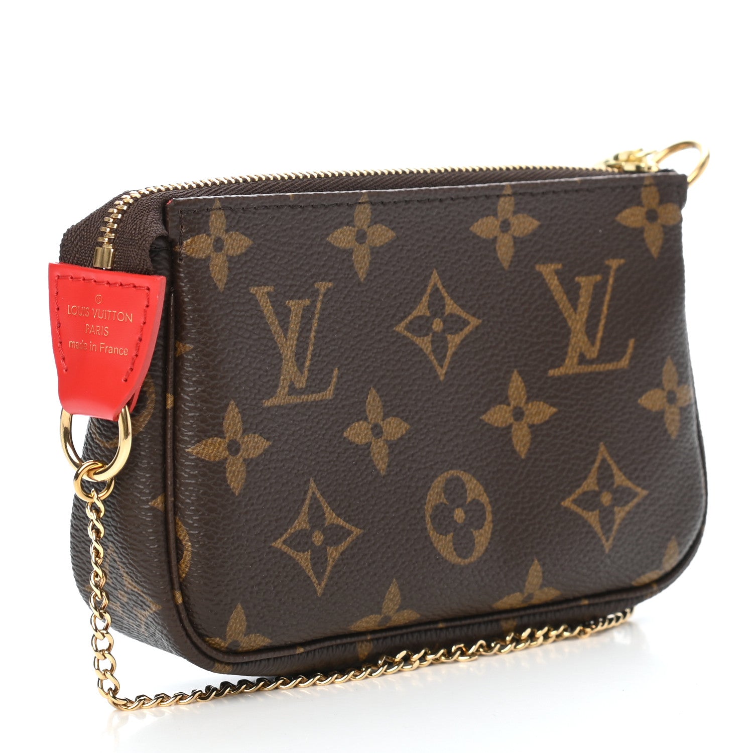 Louis Vuitton Monogram 2020 Christmas Animation Bumper Cars Mini Pochette Accessories Coquelicot 3 of 7