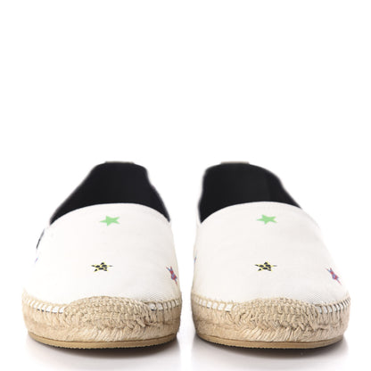 Saint Laurent Canvas Solaris Fun Star Espadrilles 39 3 of 10