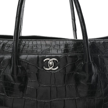 Chanel Alligator Executive Cerf Shopper Tote Black 9 of 11