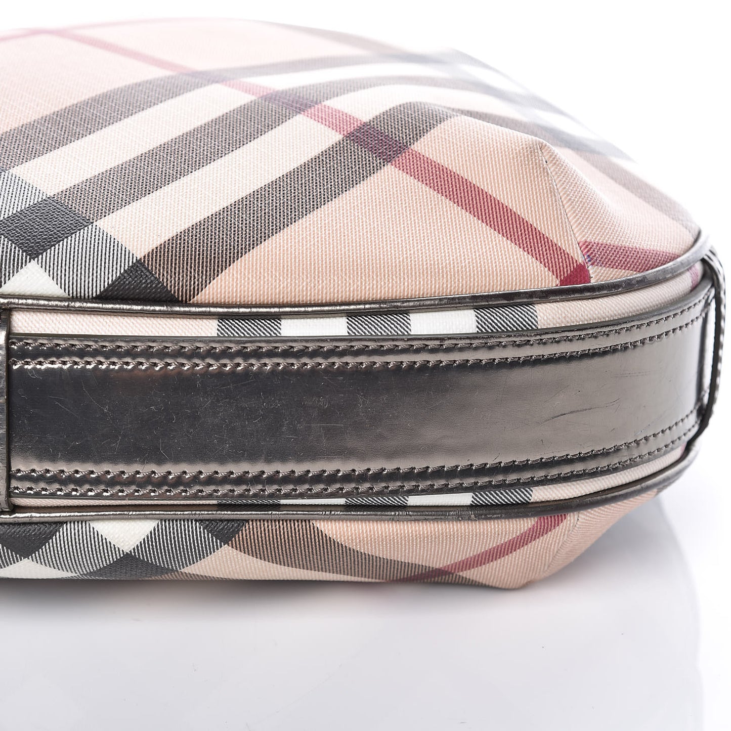 Patent Supernova Check Medium Barton Hobo Dark Nickel