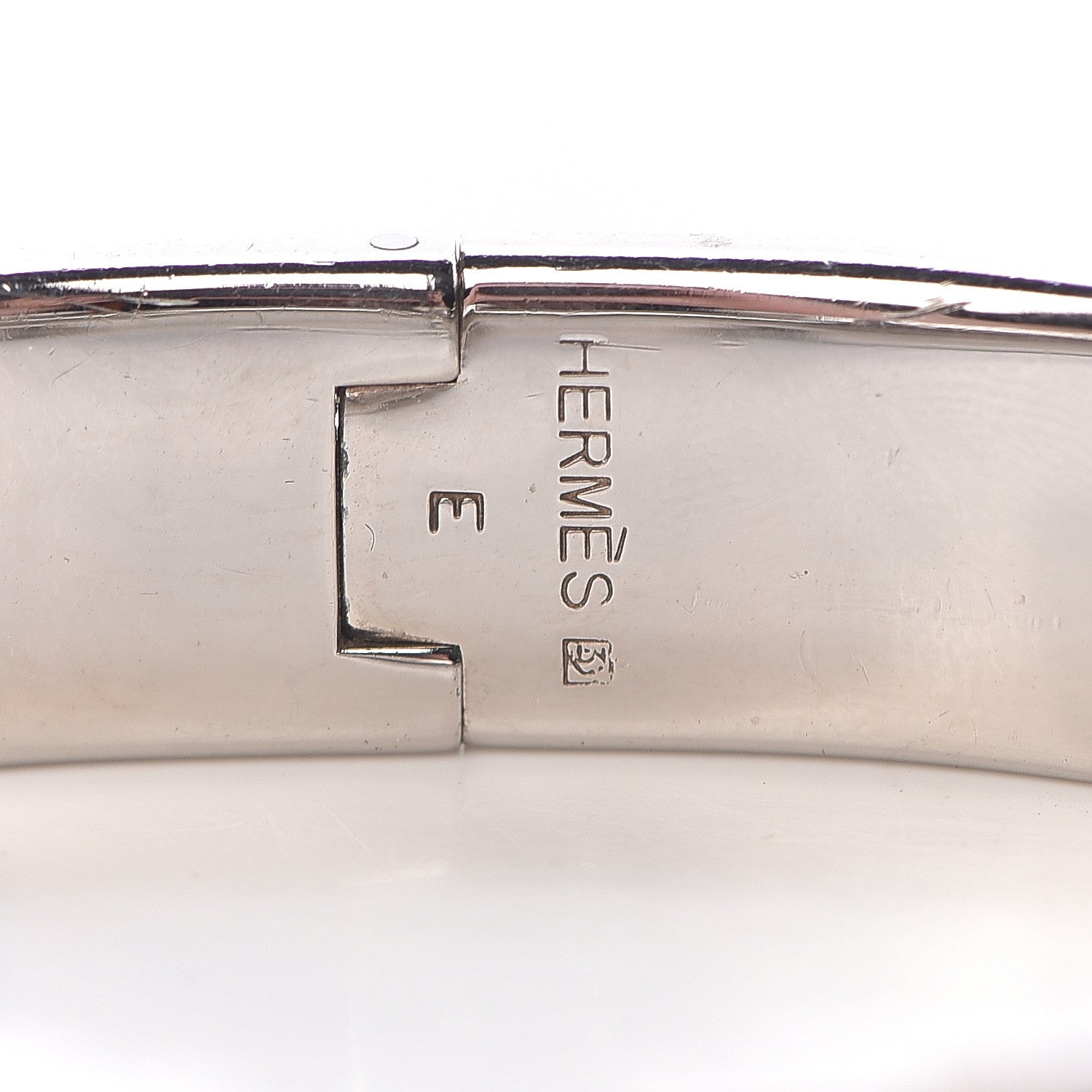 Hermes Enamel Narrow Clic Clac H Bracelet PM Red 4 of 5