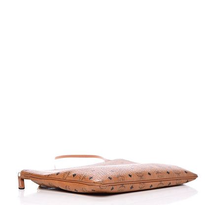 MCM Visetos Medium Crossbody Pouch Cognac 4 of 11