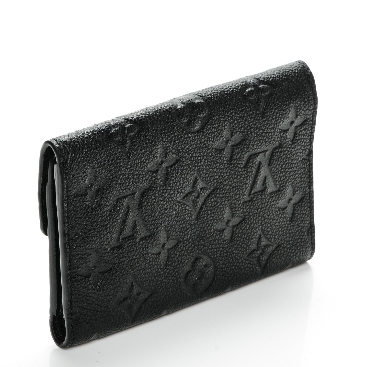Louis Vuitton Empreinte Compact Curieuse Wallet Black 3 of 6