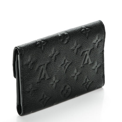 Louis Vuitton Empreinte Compact Curieuse Wallet Black 3 of 6