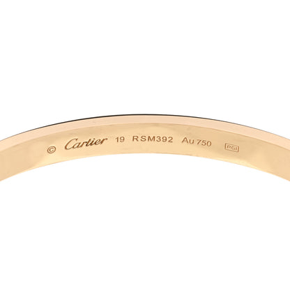 Cartier 18K Yellow Gold LOVE Bracelet 19 4 of 6