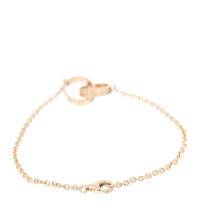 Cartier 18K Yellow Gold Interlocking LOVE Bracelet 3 of 5