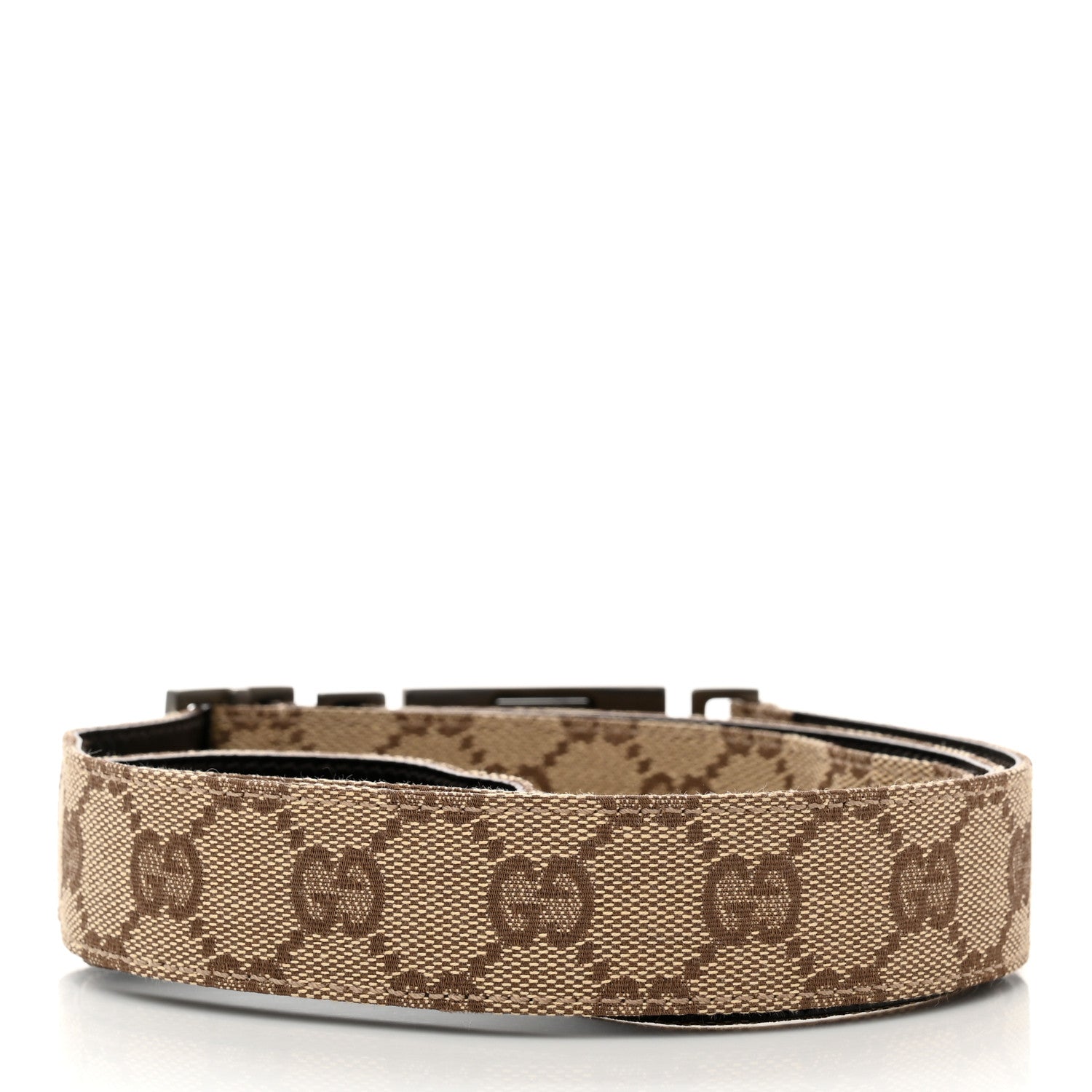 Gucci Monogram Belt 105 42 Dark Brown 2 of 5