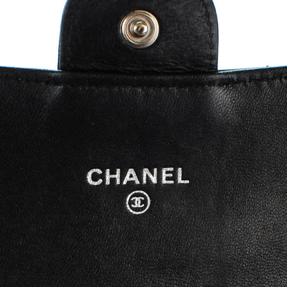 Chanel Lambskin Quilted Small Flap Wallet Black 6 of 8