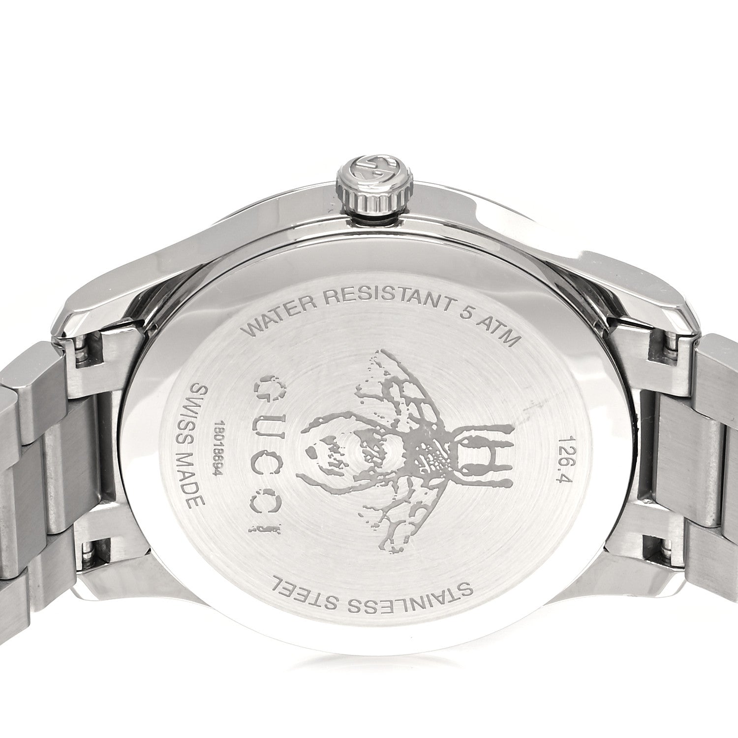 Gucci Stainless Steel 38mm G-Timeless Two Tone Bee Quartz Watch 4 of 5