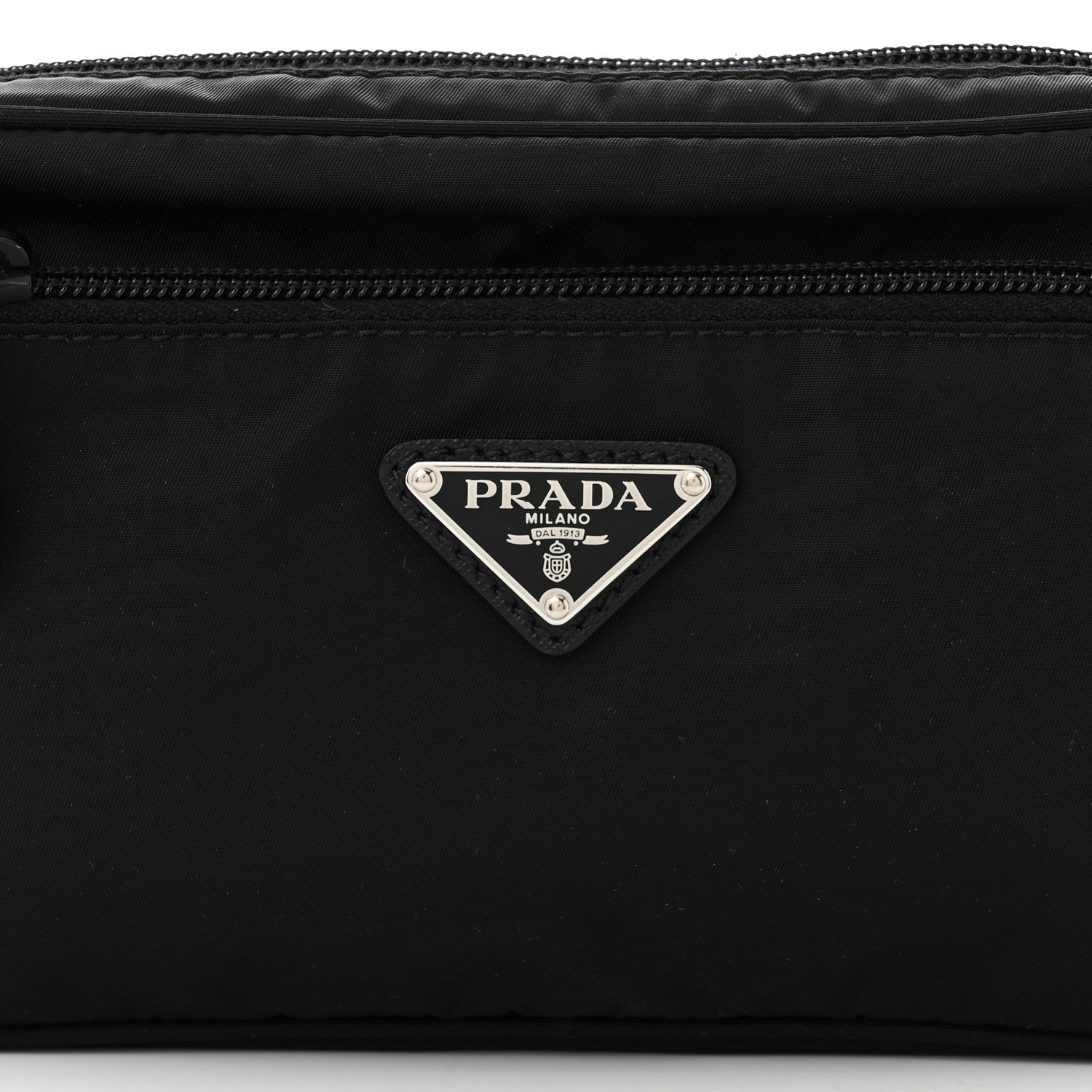 Prada Tessuto Nylon Belt Bag Black 8 of 10