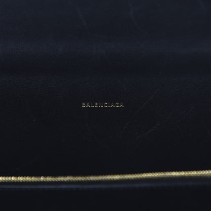 Balenciaga Box Calfskin Large Sharp Top Handle Bag Black 8 of 10