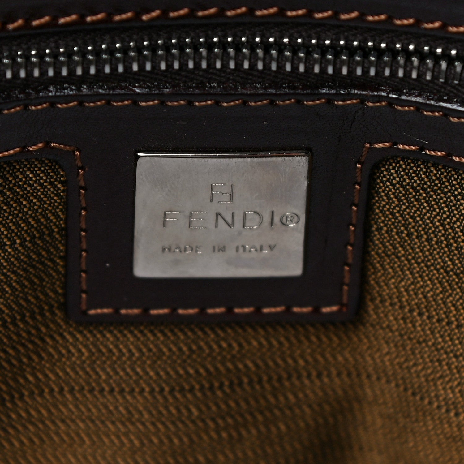 Fendi Zucca Shoulder Bag Tobacco 6 of 15