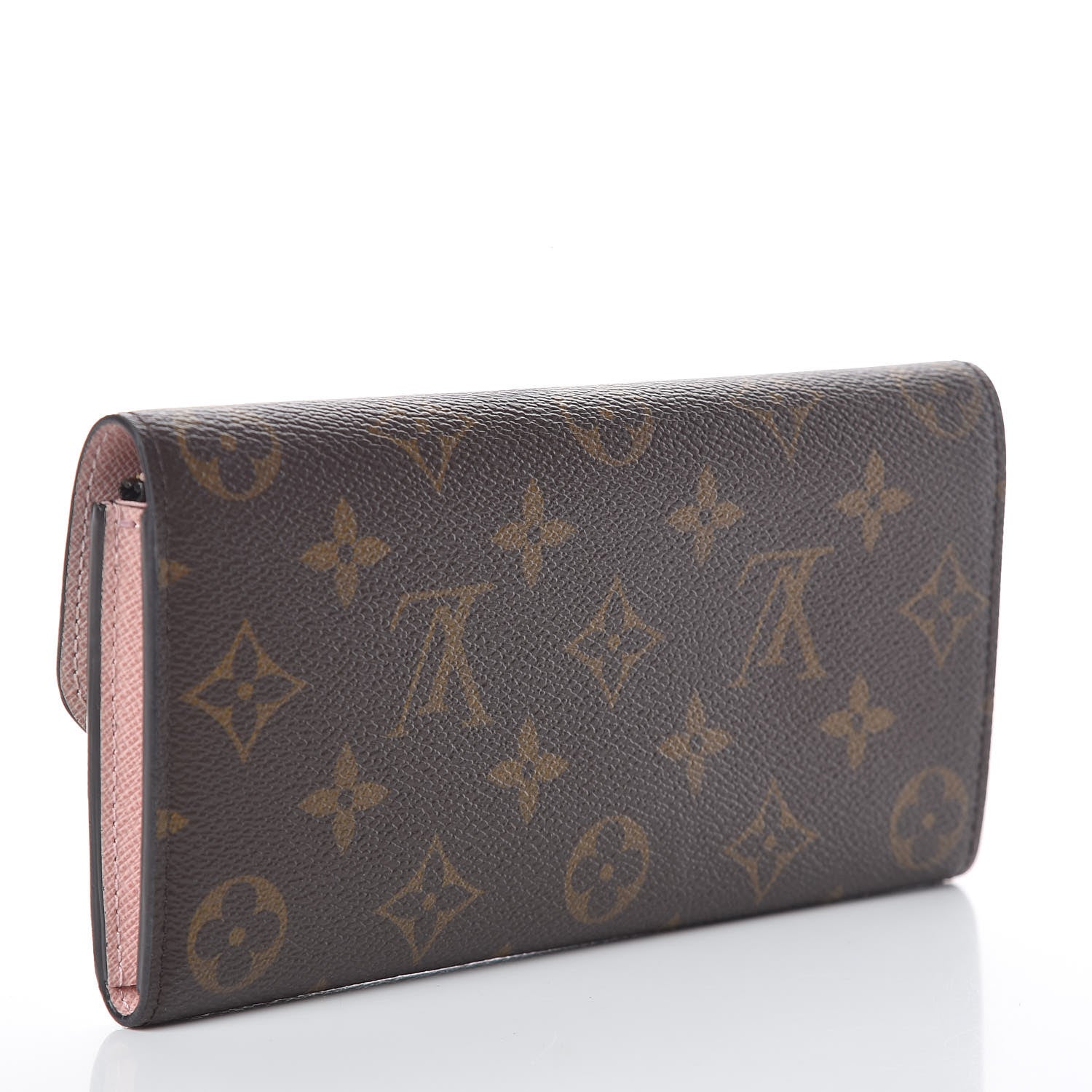 Louis Vuitton Monogram Emilie Wallet Rose Ballerine 3 of 8
