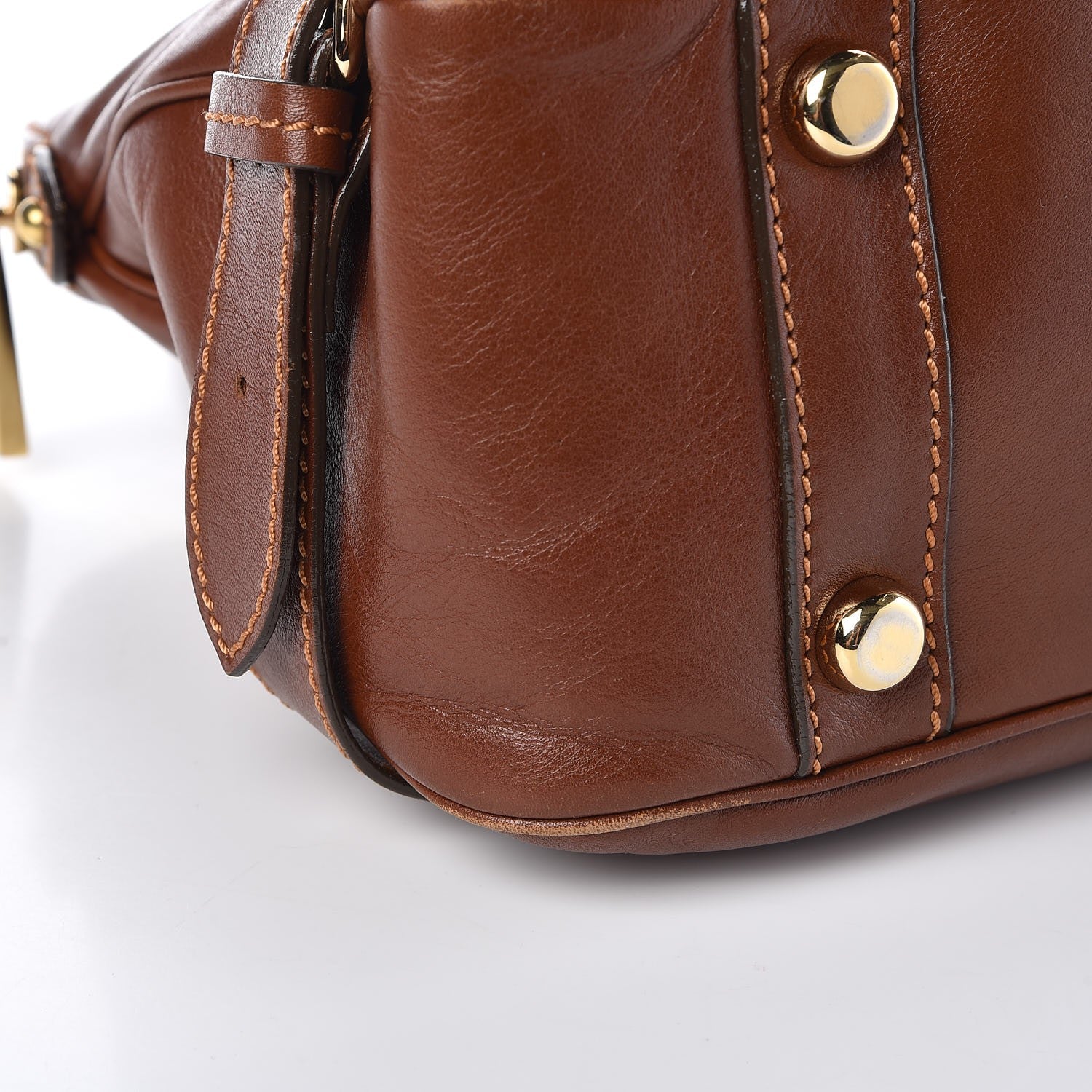 Marc Jacobs Calfskin Elise Satchel Brown 8 of 10