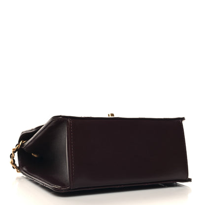 Chanel Shiny Lambskin Quilted Mini Flap Burgundy 4 of 11
